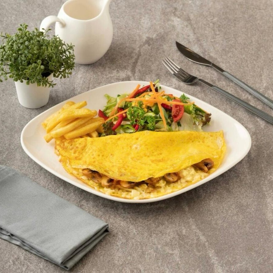 Mantarlı Kaşarlı Omlet