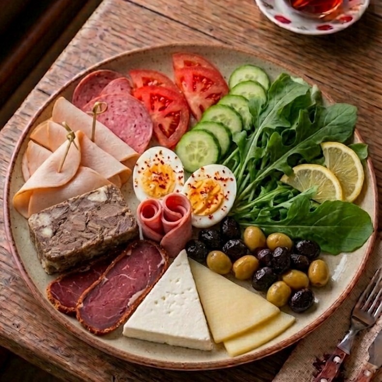 Gurme Kahvaltı Tabağı