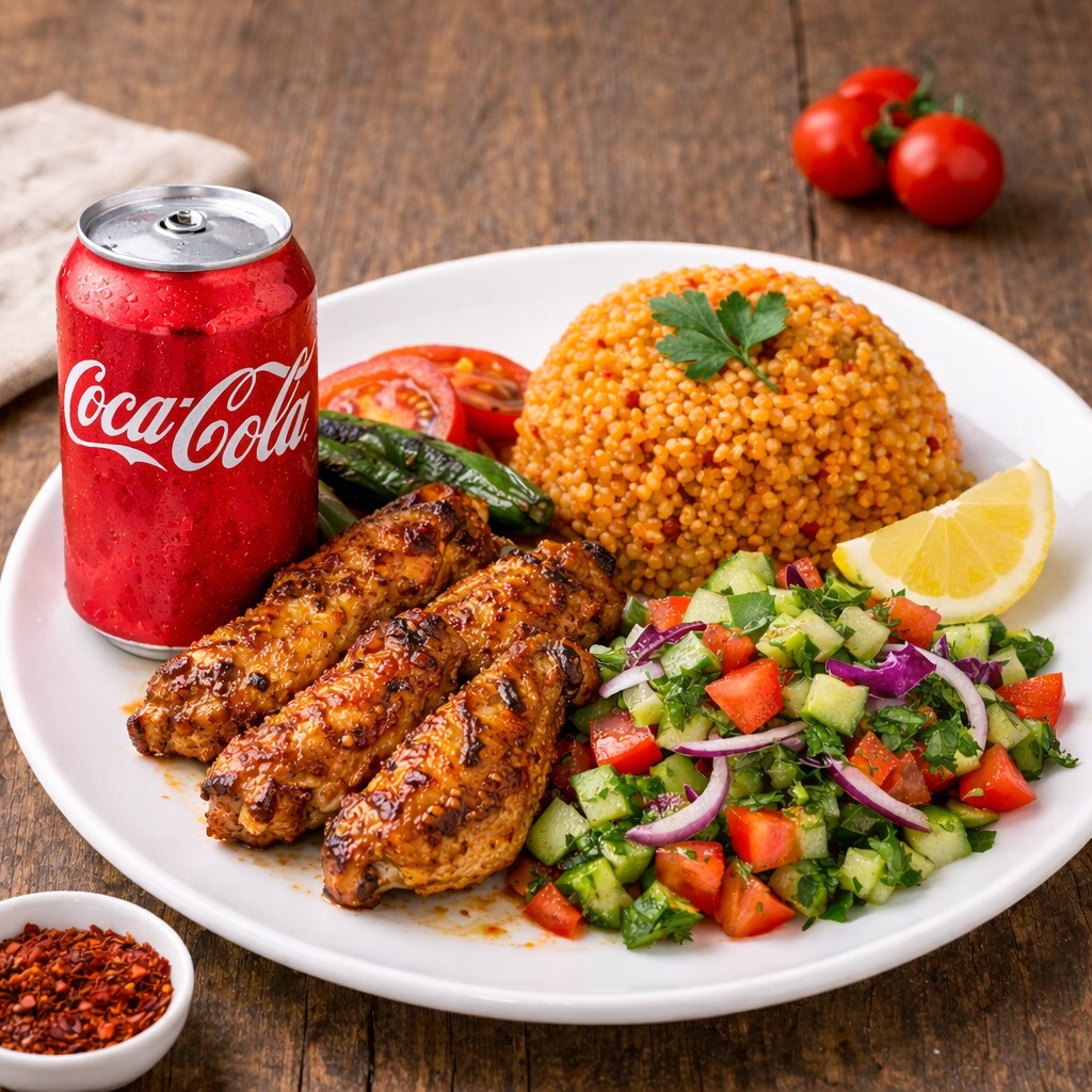 Çıtır Tavuk Kanat (8 Adet) + Coca Cola (33 cl)