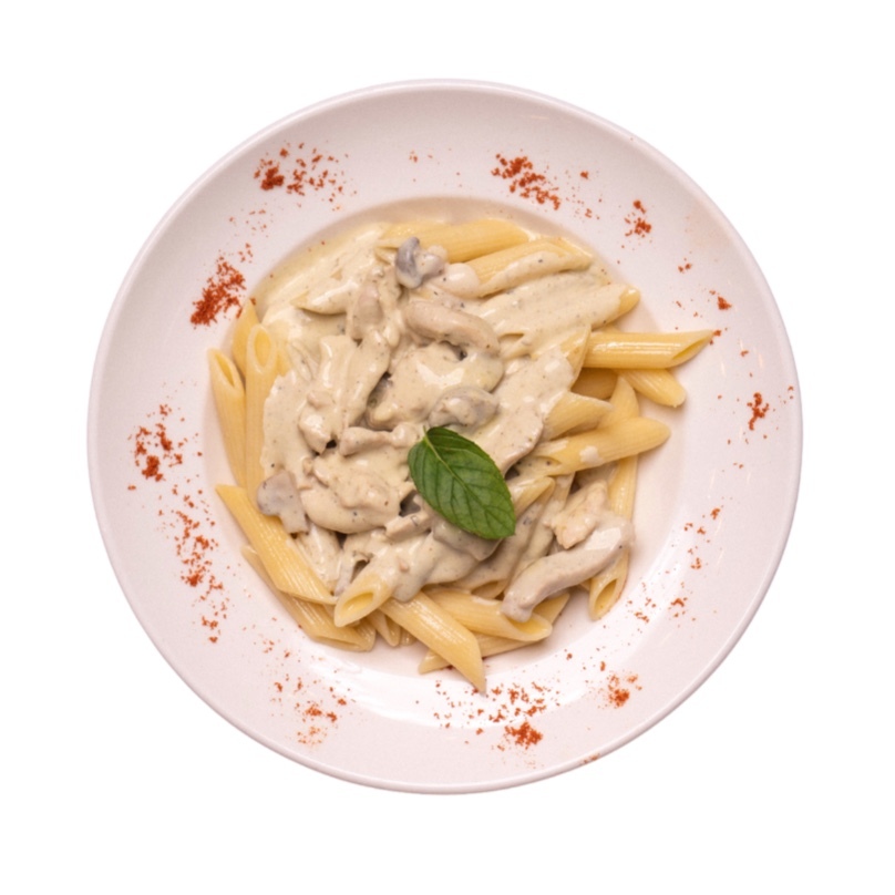 Krema Mantarlı Tavuklu Penne Makarna