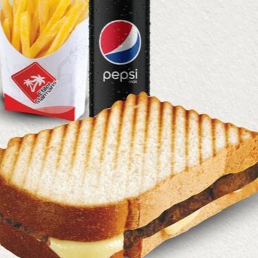 Kavurmalı Kaşarlı Tost Menü