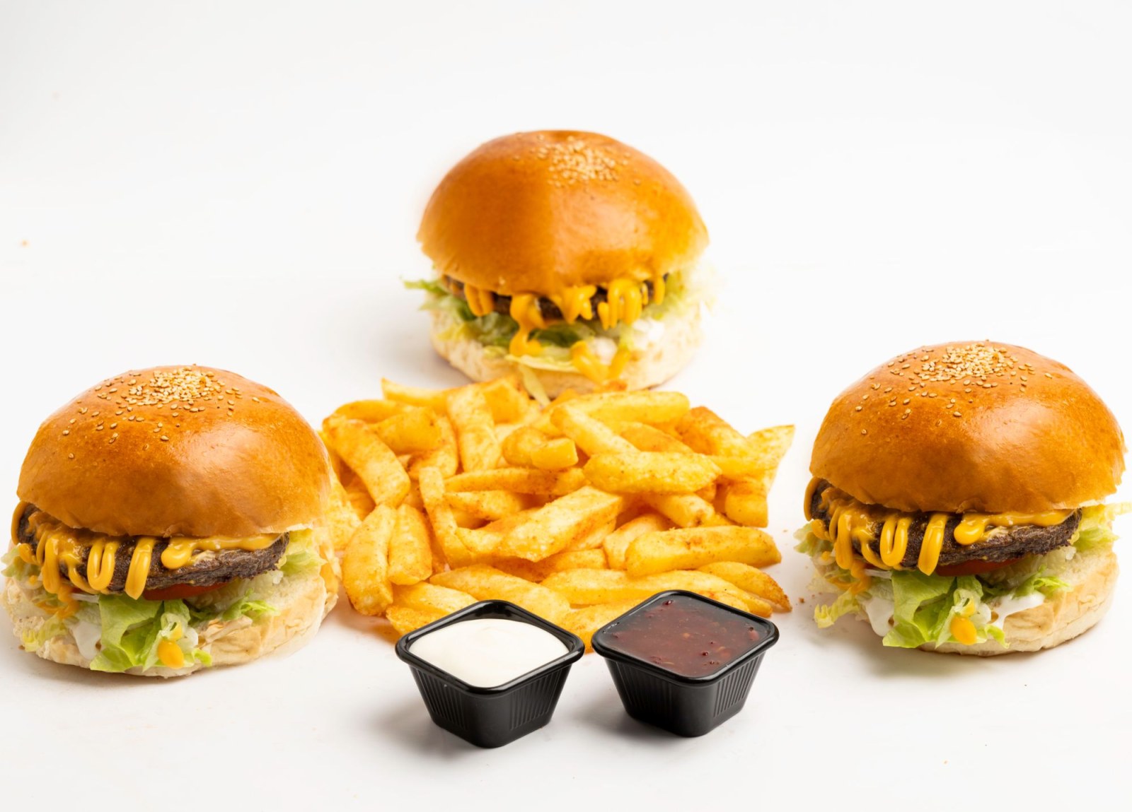 3'lü Extreme Burger Menü