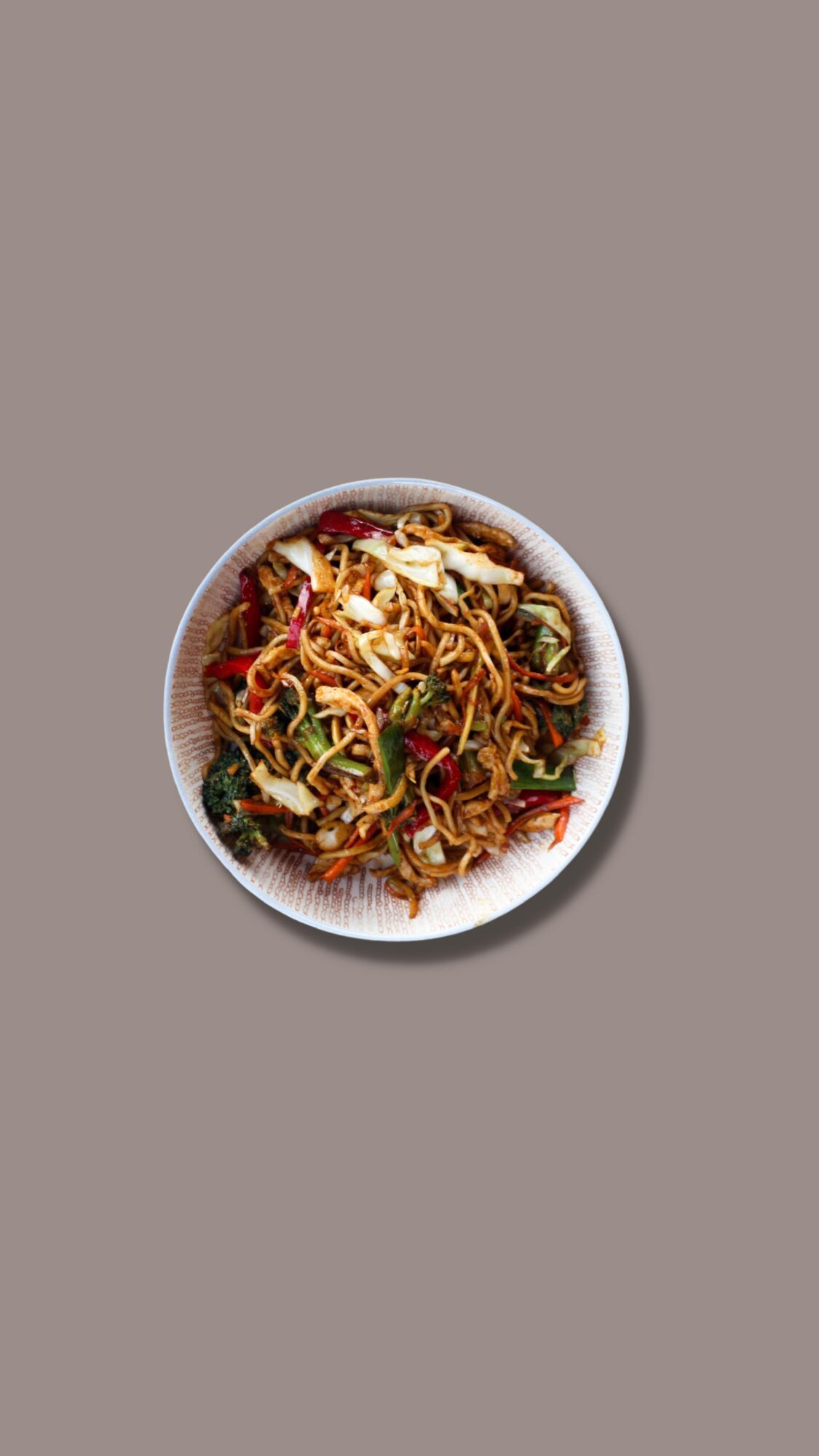 Teriyaki Soslu Tavuklu Sebzeli Erişte