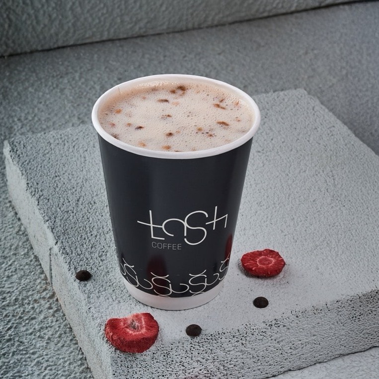 Strawberry Hot White Chocolate