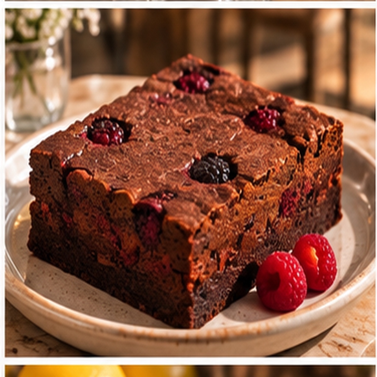Vişneli Brownie