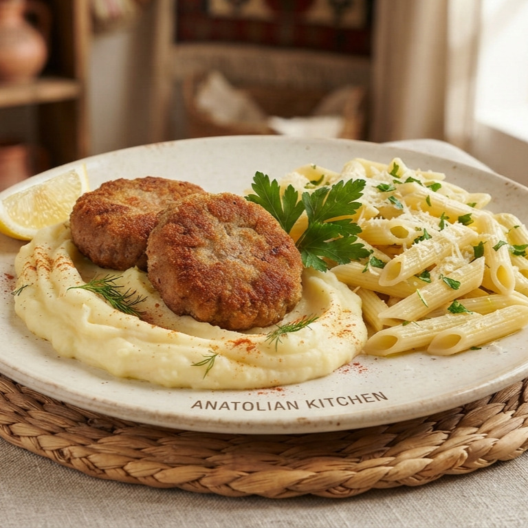 Anadolu Mutfağından Püreli Rosto & Makarna