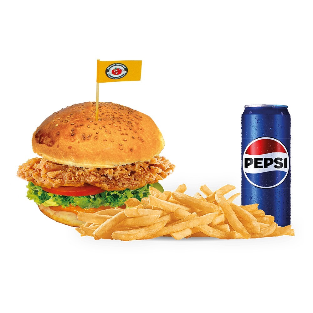 Tomato Tavuk Burger Menü