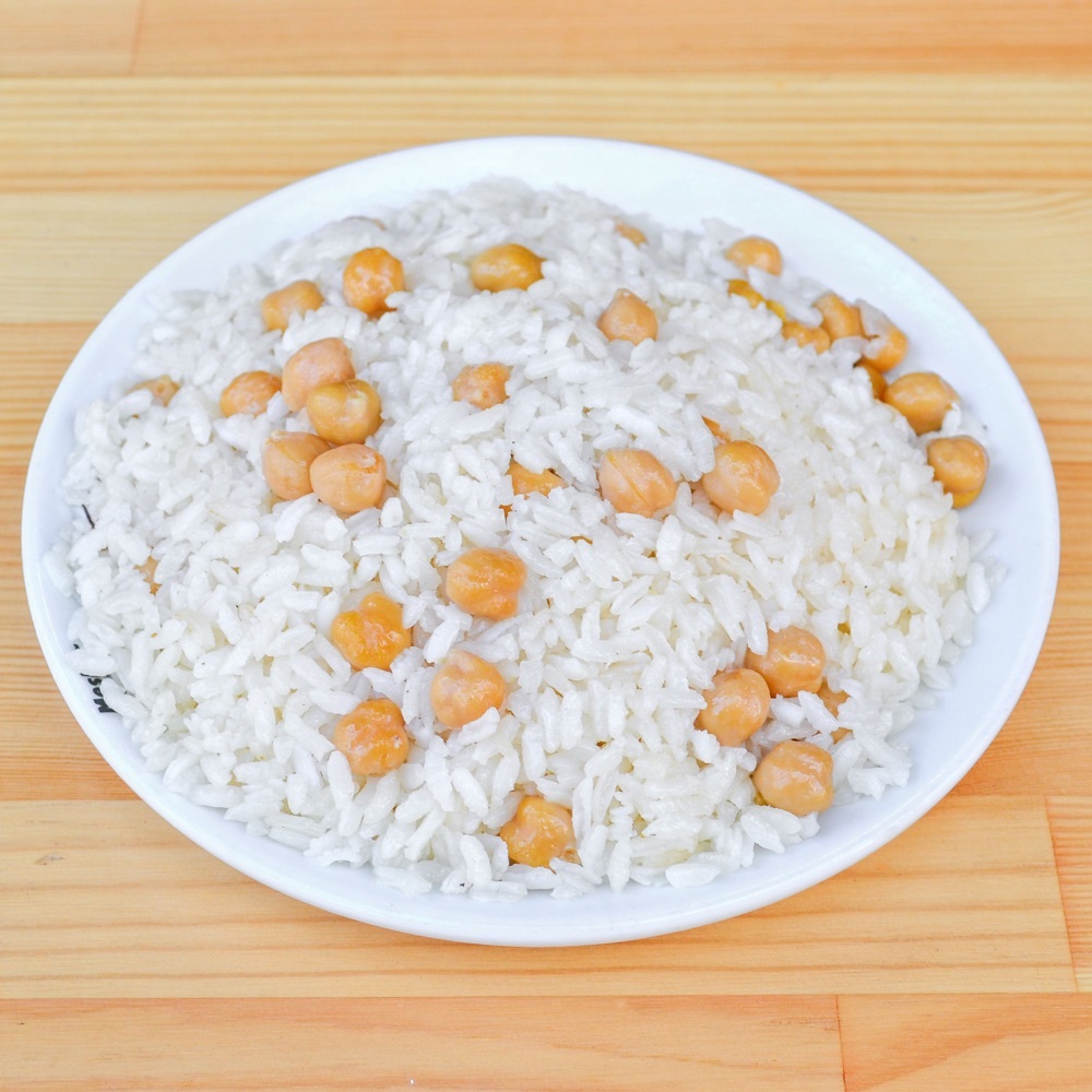Nohutlu Pilav+salata ikram