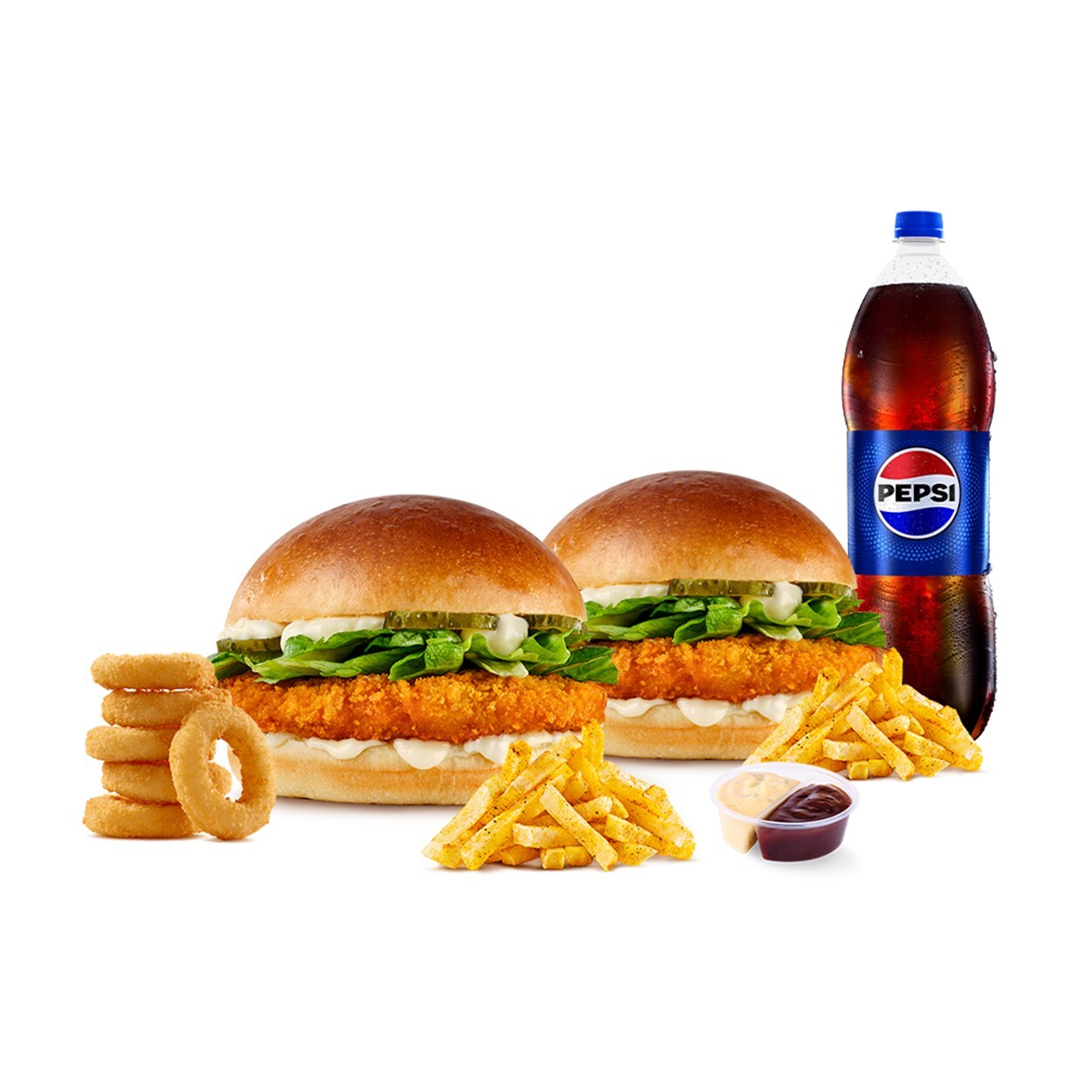 2'li Ekonomik Tavuk Burger Menü