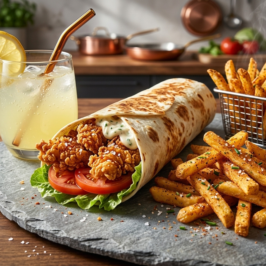 BBQ Soslu Roll menü