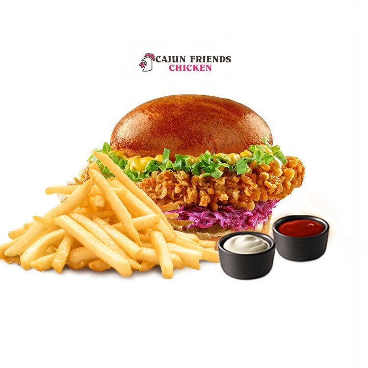 Purple Tenders Burger