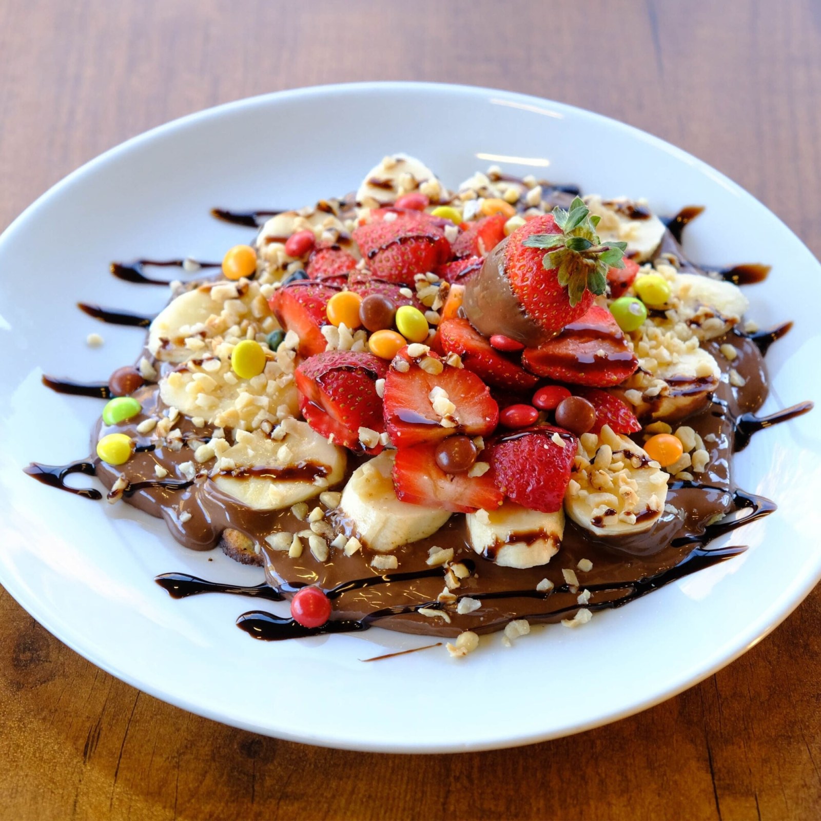 Sütlü Çikolatalı Waffle (Tek Kişilik)