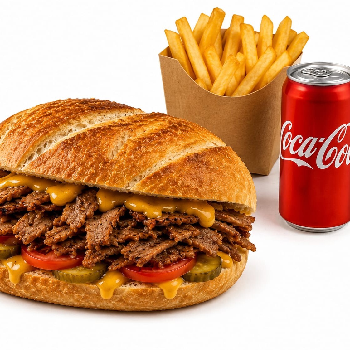 Tombik Ekmek Arası Kral Et Döner (300 gr. ekmek)