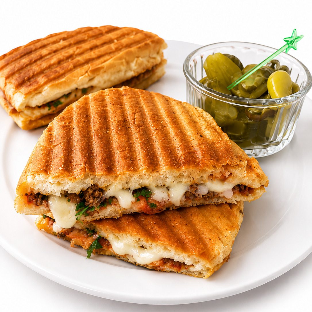 Kıymalı Kaşarlı Tost