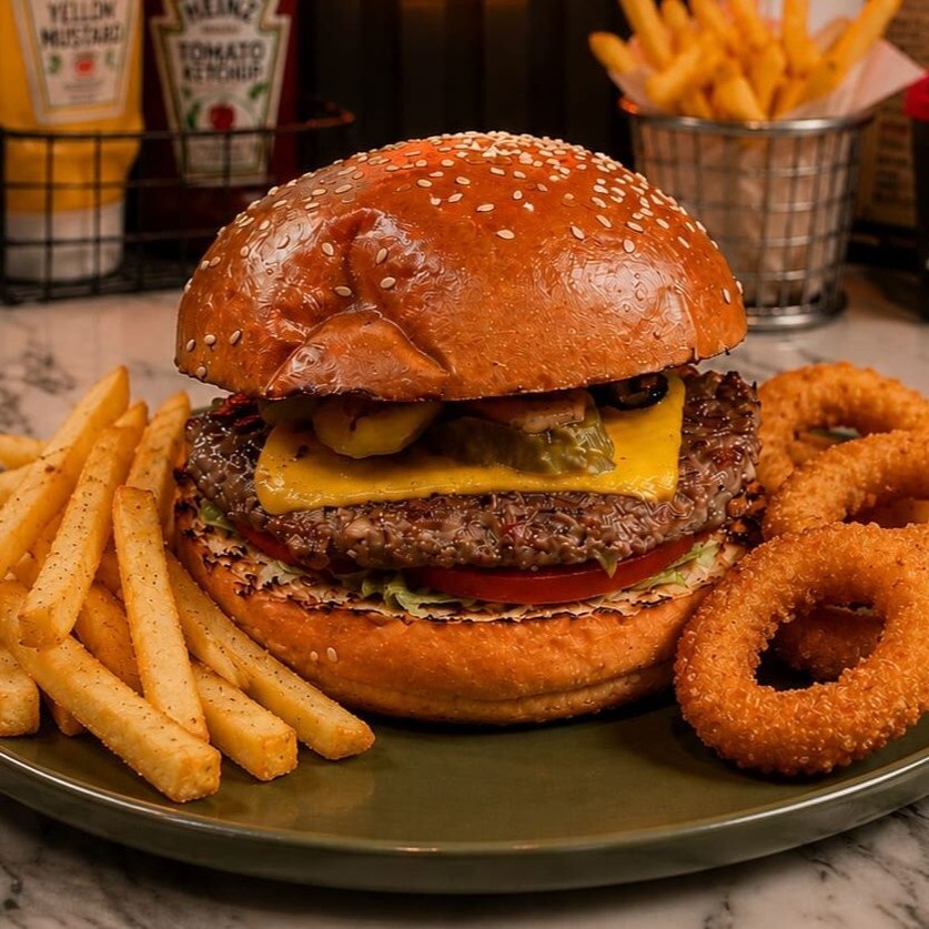 Mantarlı Burger Et