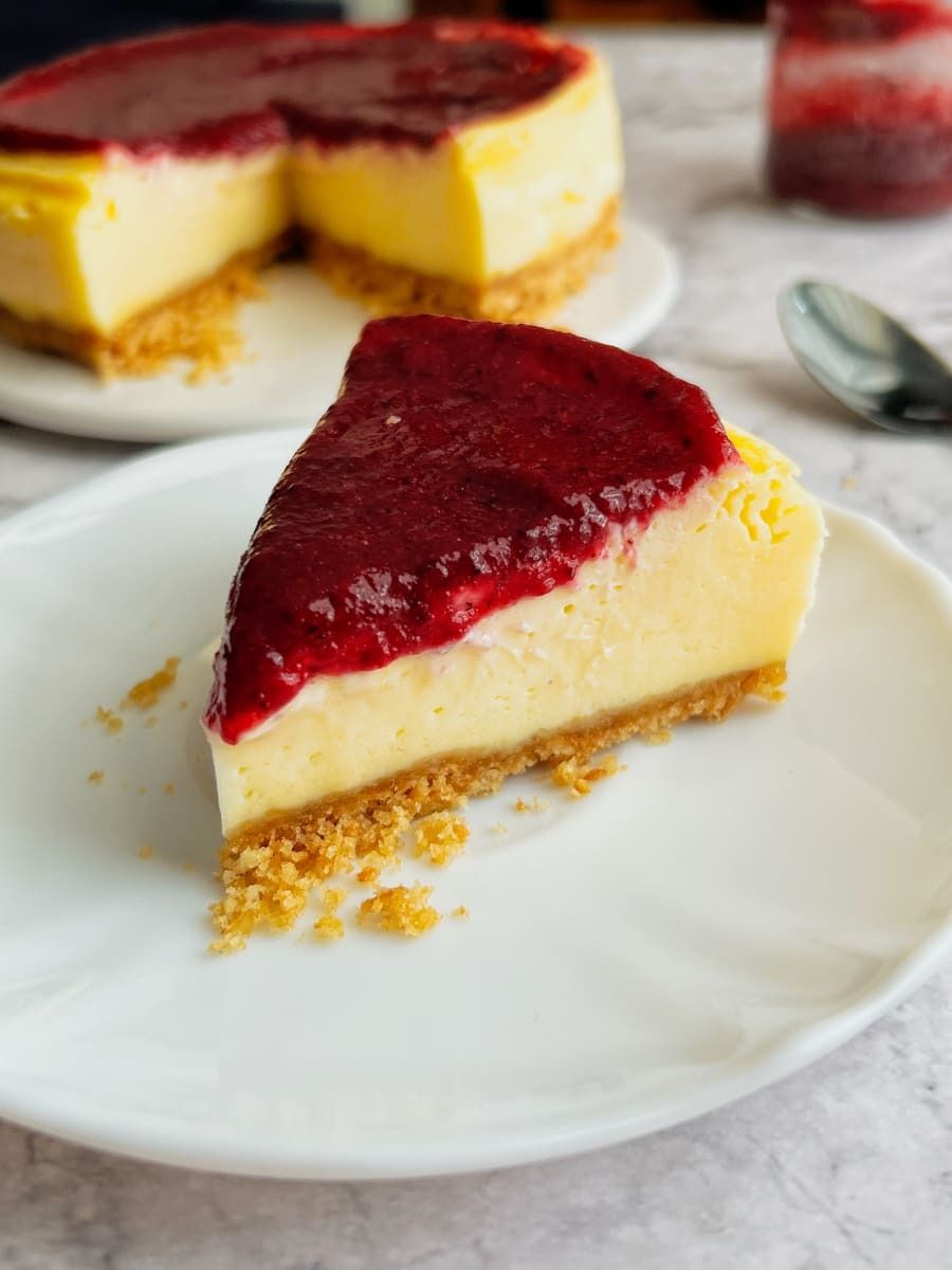 Frambuazlı Cheesecake (Dilim)