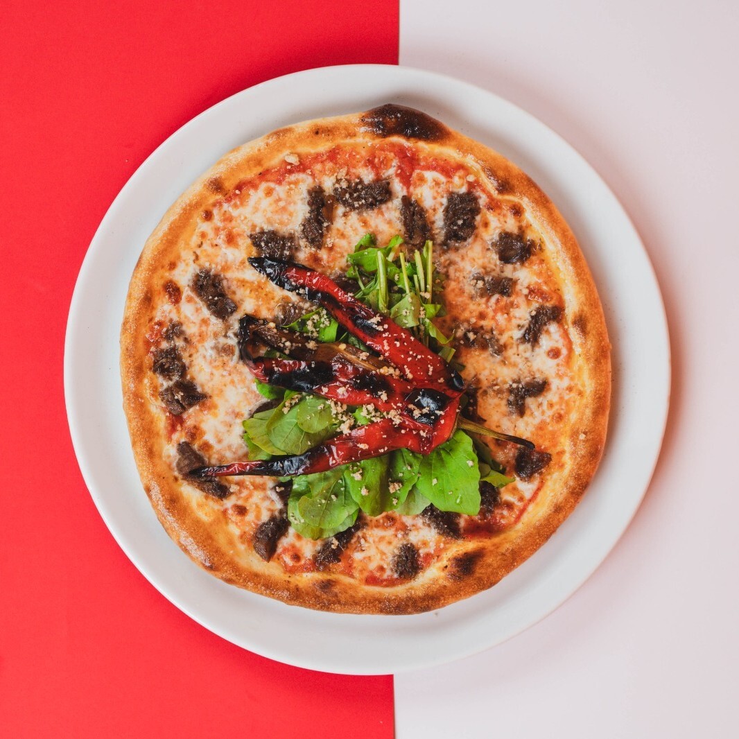 Kavurmalı Pizza (1 Kişilik)