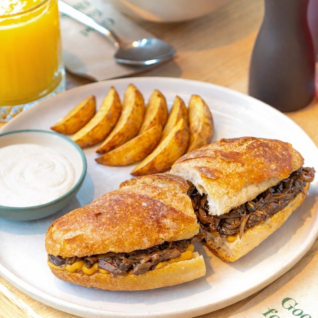 Cheddar Peynirli Tiftik Sandviç