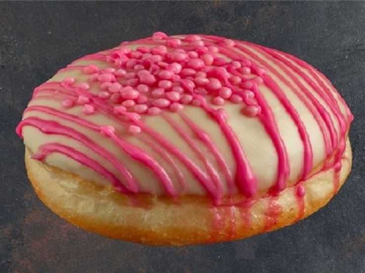 Vanilya Kaplı Ahududu Donut