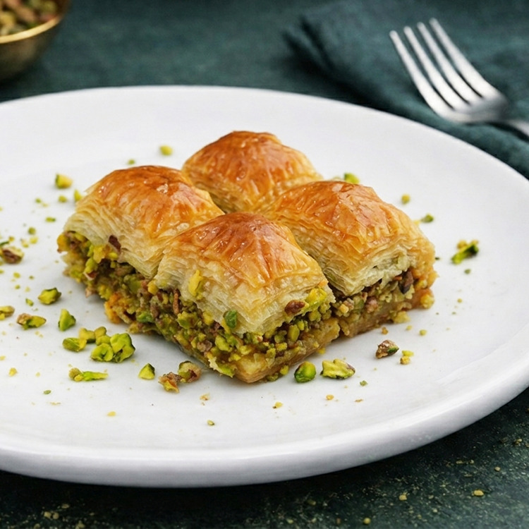 Kuru Baklava Fıstıklı 750 gr