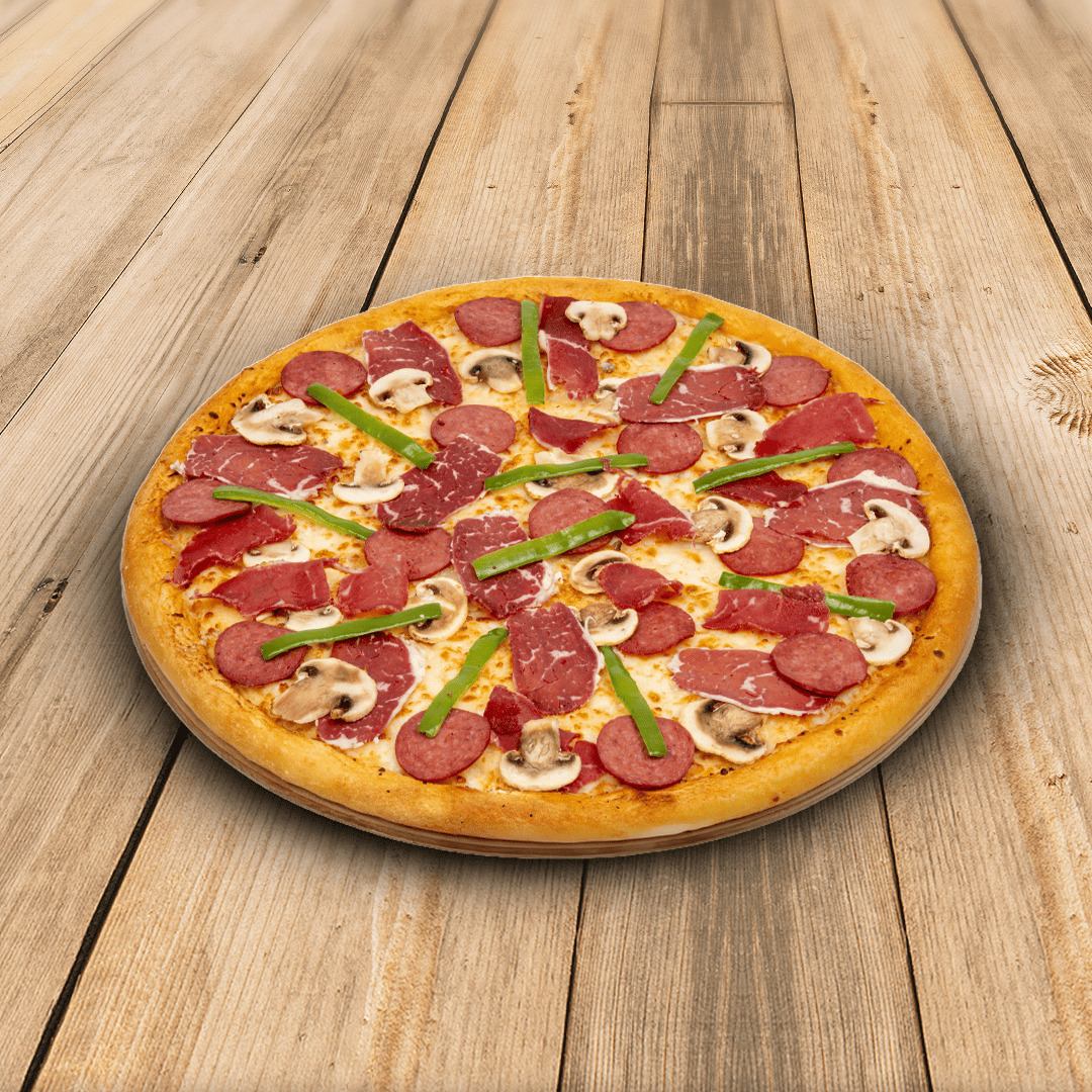 Pastırmalı Pizza (Büyük)