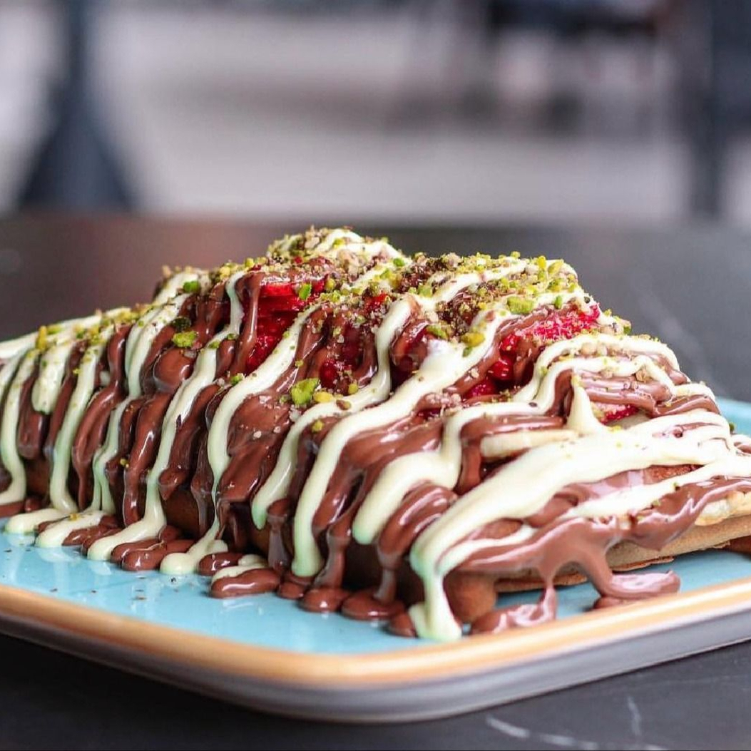Bitter Çikolatalı Waffle