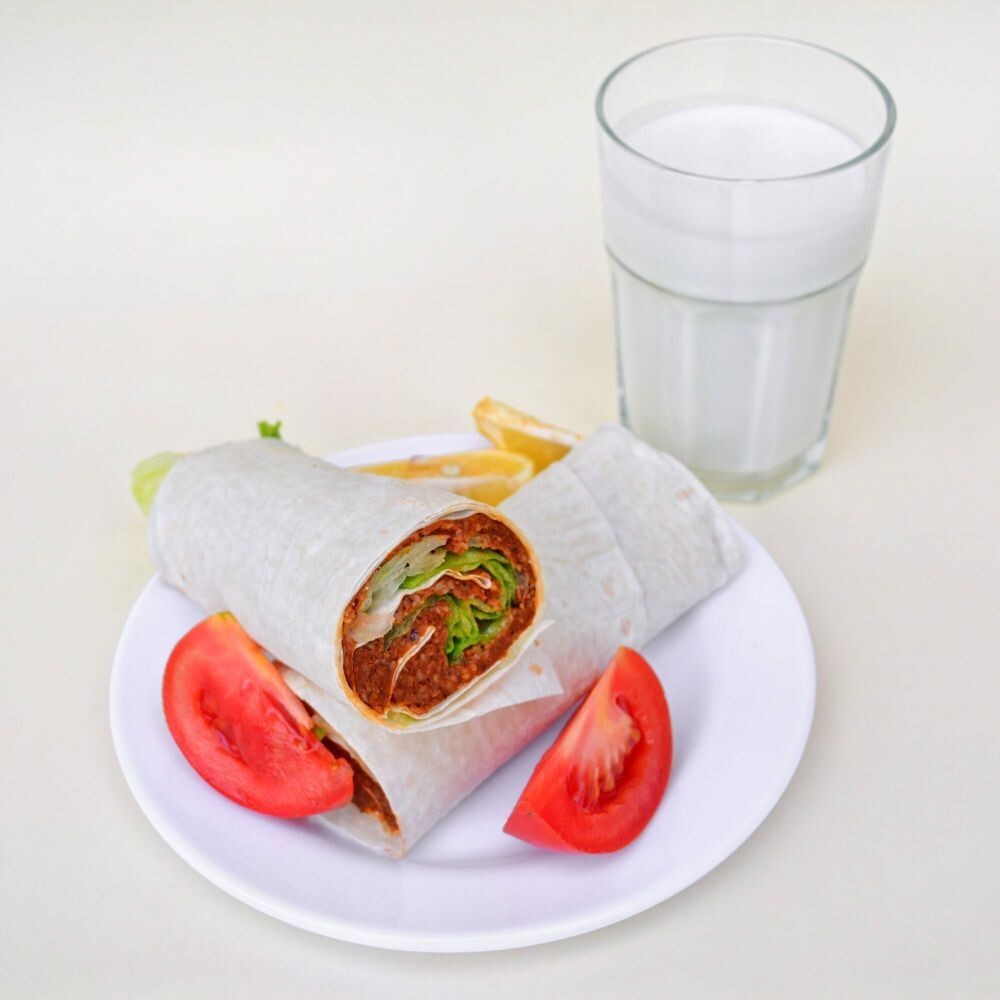 Çiğ Köfte Dürüm & Ayran Menü