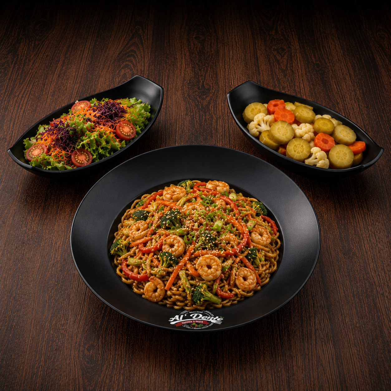 Karidesli Noodle