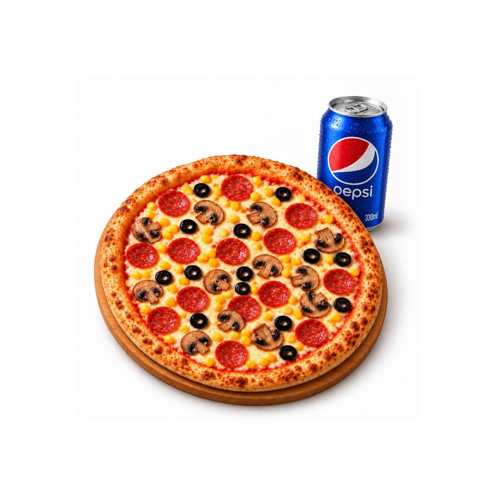 Pizza Molası — Pizza + İçecek