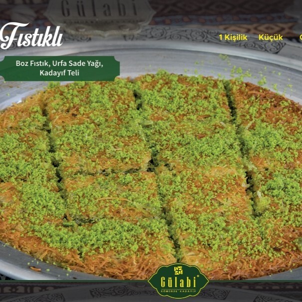 4 Kişilik Fıstıklı Künefe