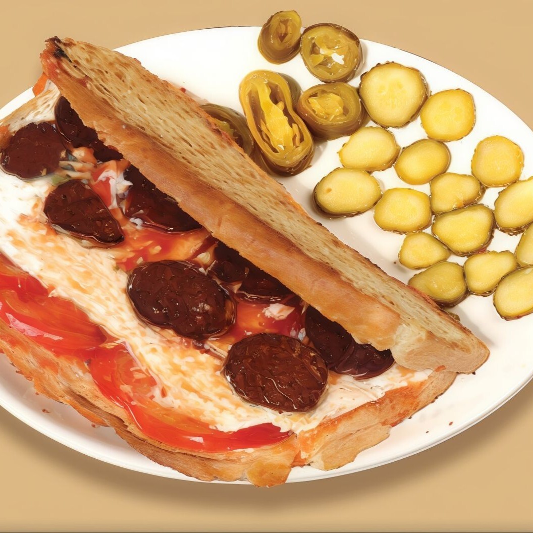 Beyaz Peynirli Yengen Tost
