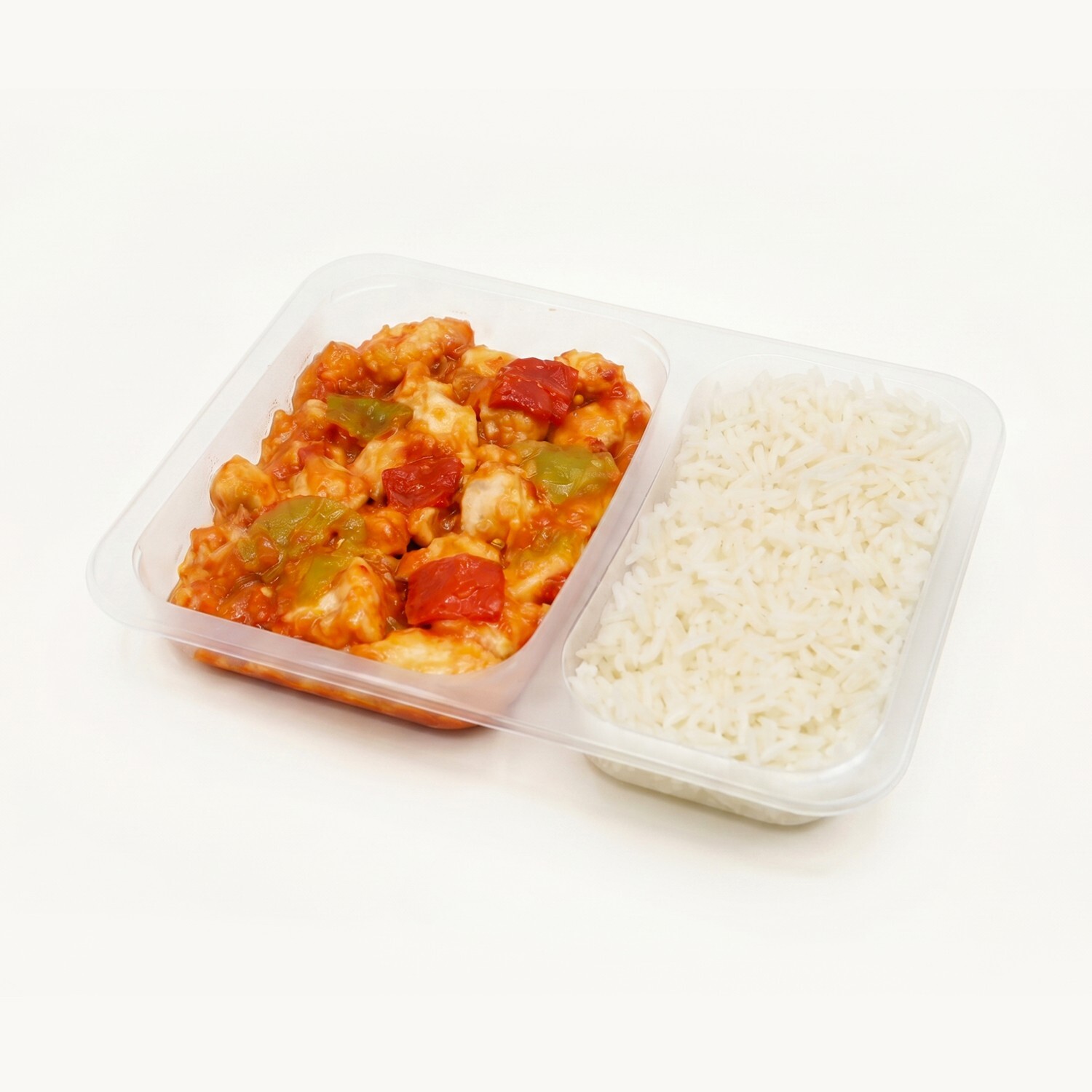 Tatlı Ekşi Soslu Tavuk & Basmati Pilavı