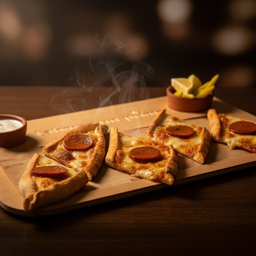 Sucuklu Kaşarlı Pide