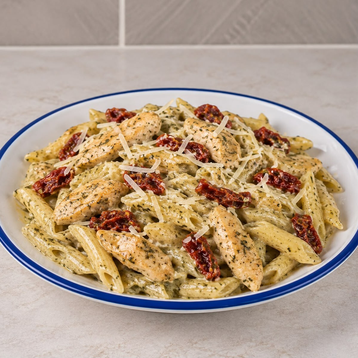 Pesto Chicken Penne