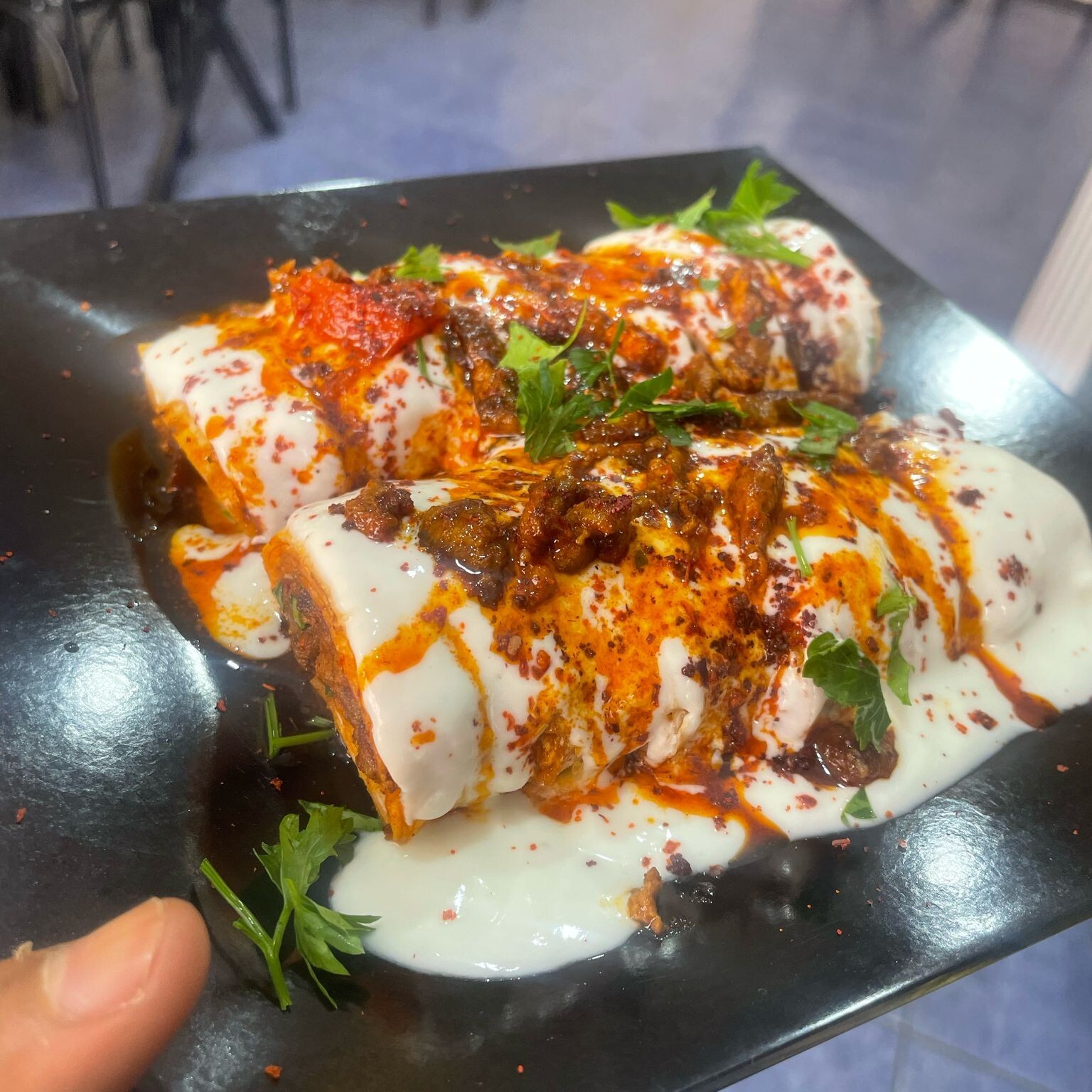Yoğurtlu Et Tantuni