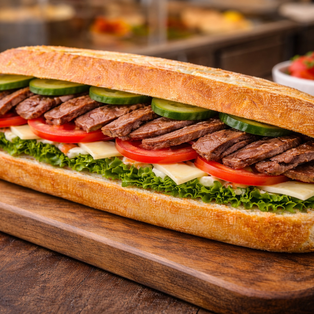 Kavurmalı Kahvaltı Sandviç