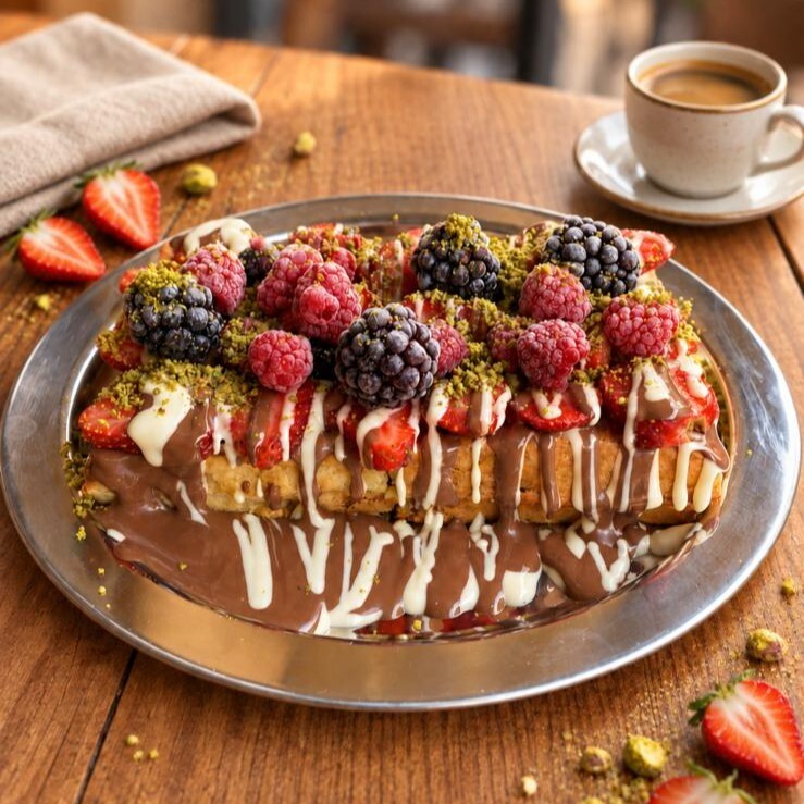 Berry Waffle