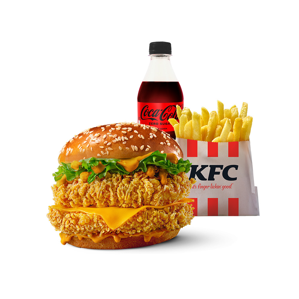 Double Zinger Menü