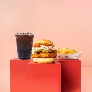 Hot Chicken Burger Menü