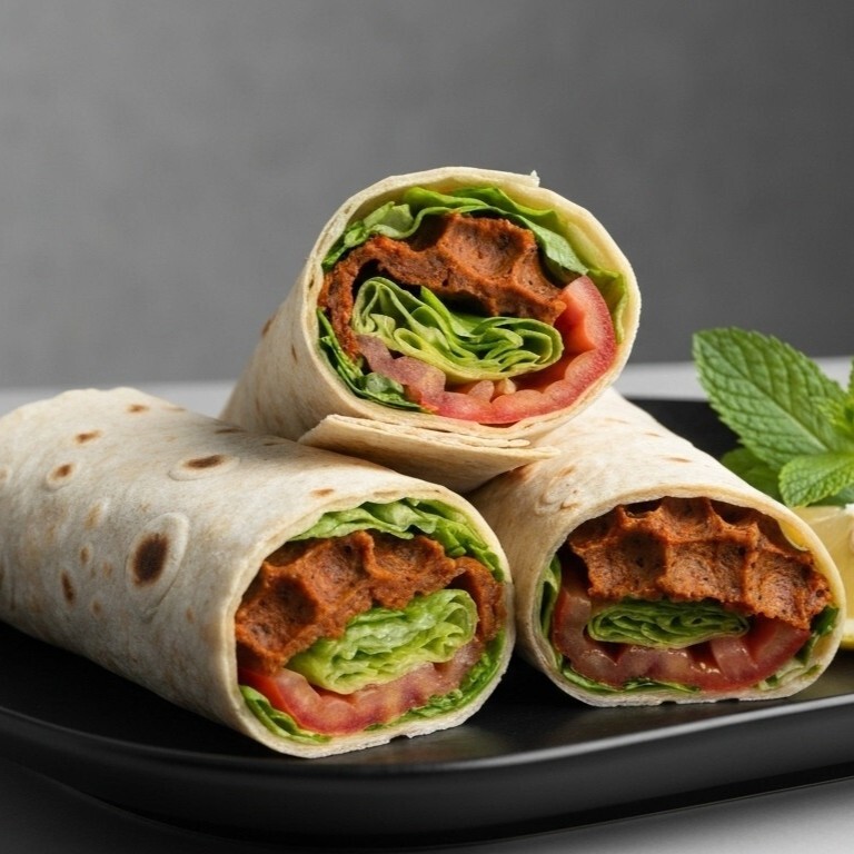 Acılı Çiğ Köfte Mega Dürüm ( 150 Gr )