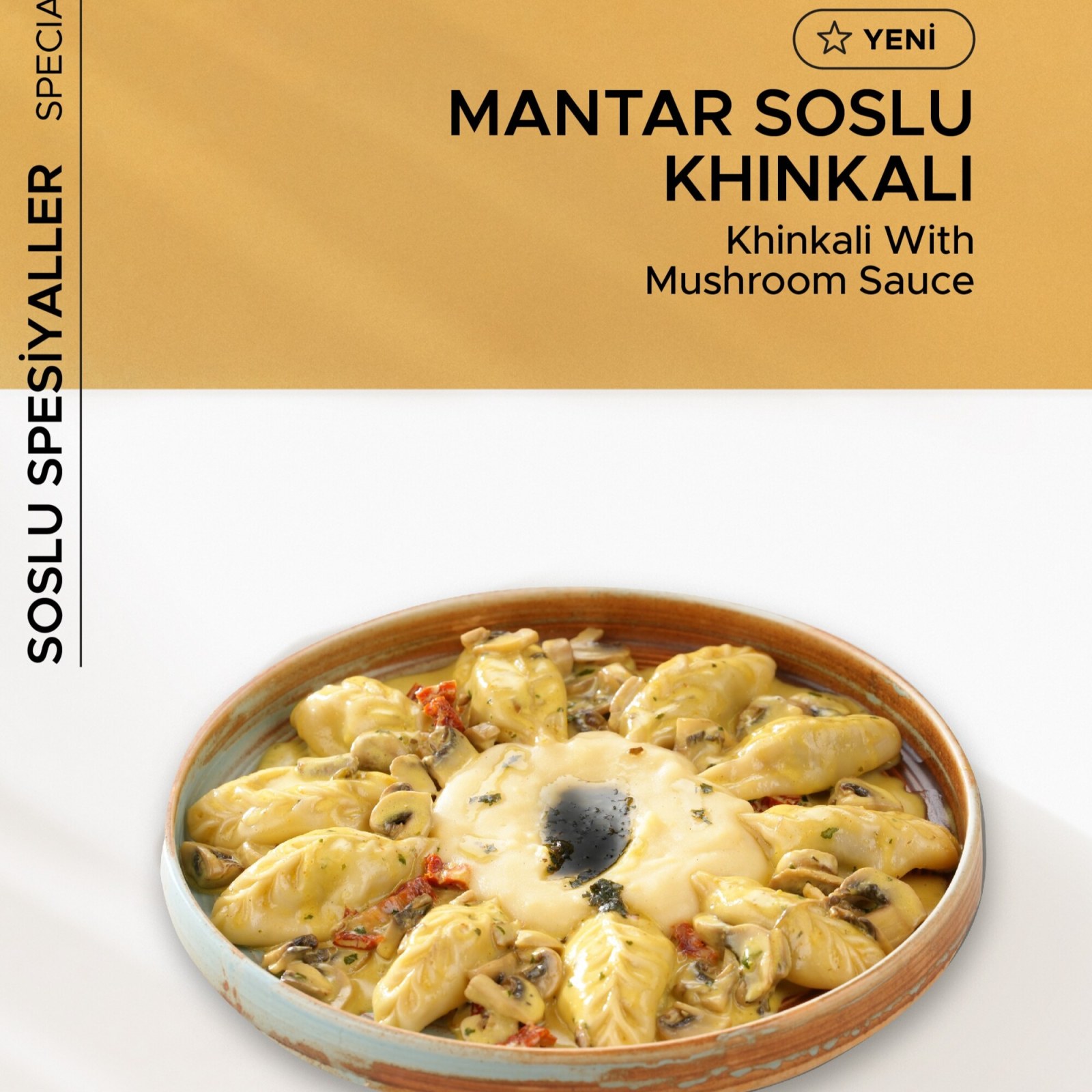 Mantar Soslu Khinkali