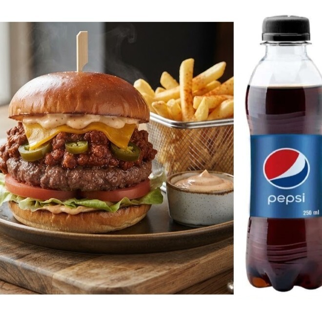 Chili Burger Menü