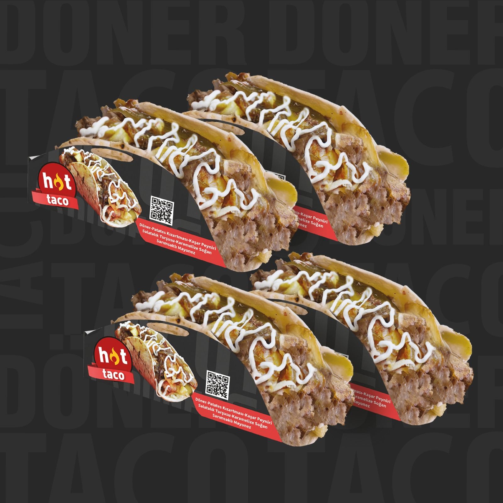 4 lü Et Taco