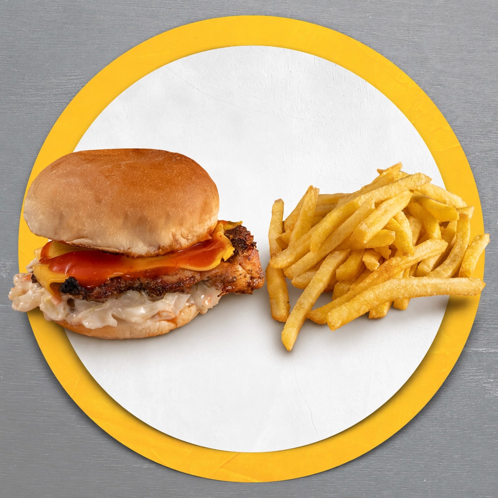 Acı Soslu Tavuk Pirzola Burger