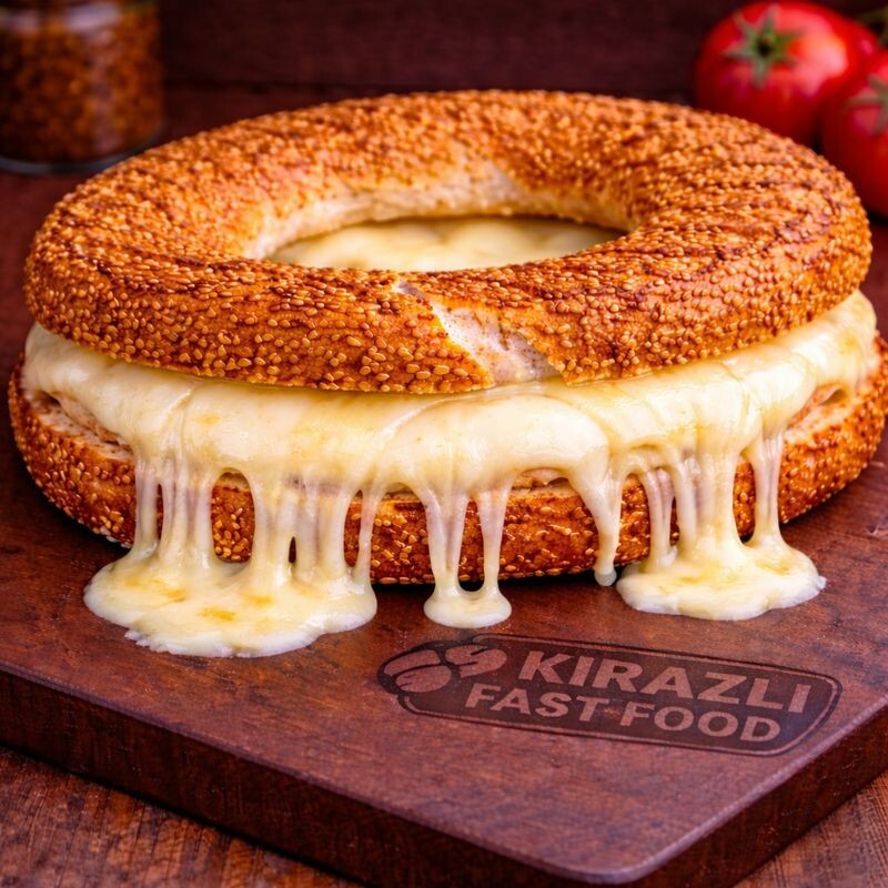 Bol Kaşarlı Simit Tost