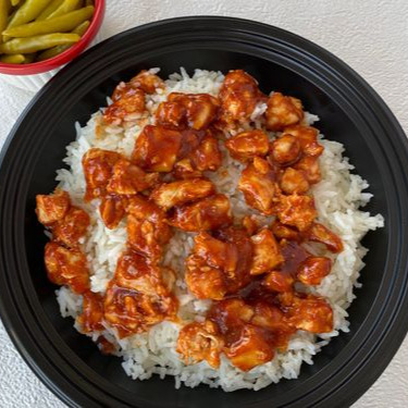 Pilav Üstü Barbekü Soslu Tavuk