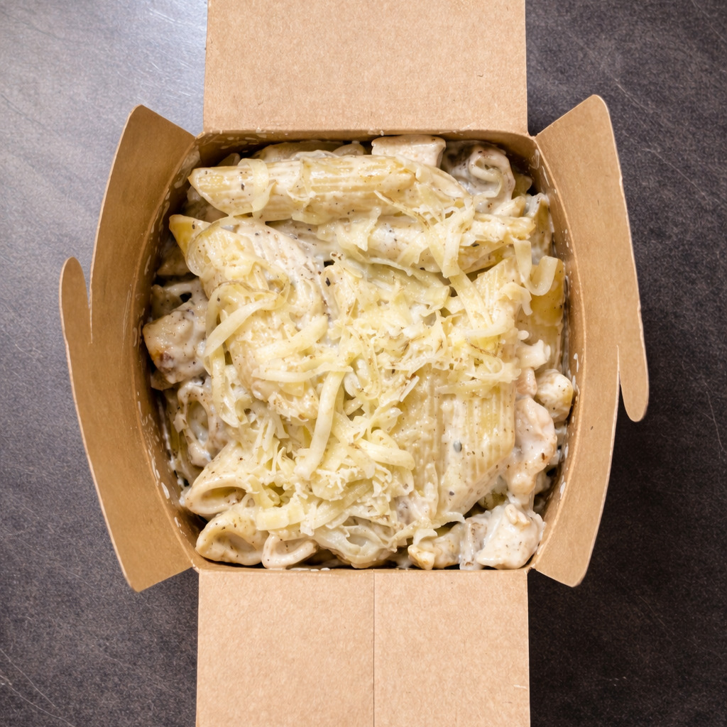 Kremalı Tavuklu Penne