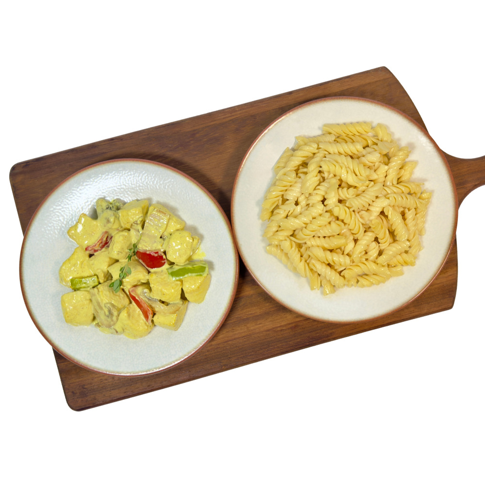 Köri Soslu Tavuk & Fusilli Makarna (360 Gr.)