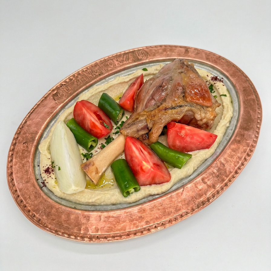 Humus Yatağında Fırın Kebabı İncik