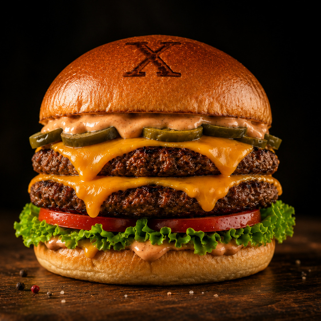 X Double + Patates kızartması